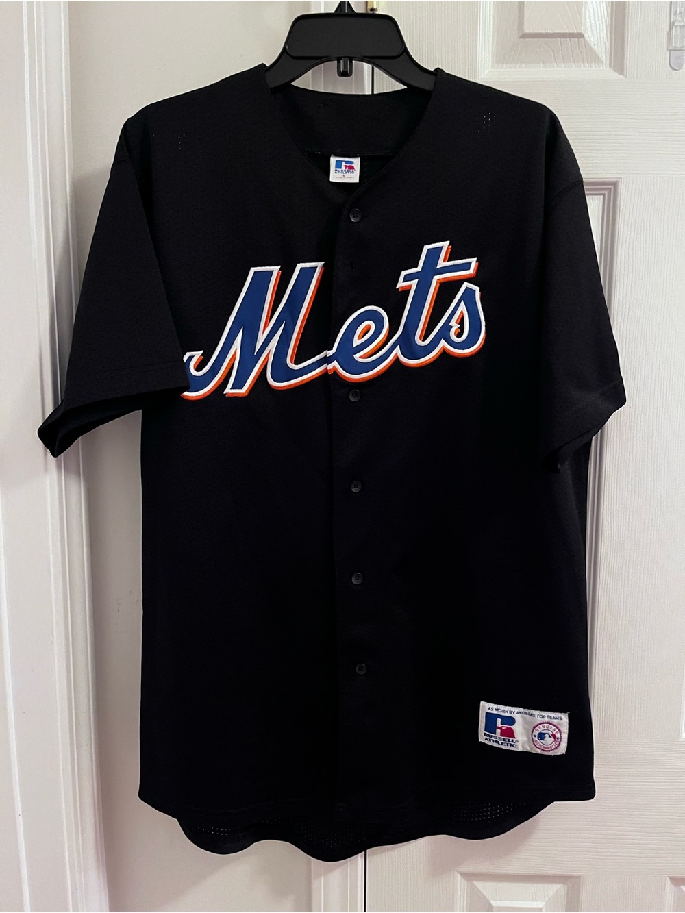 RARE Vintage New York Mets Russell Athletic MLB Jersey Stitched 90s Authentic